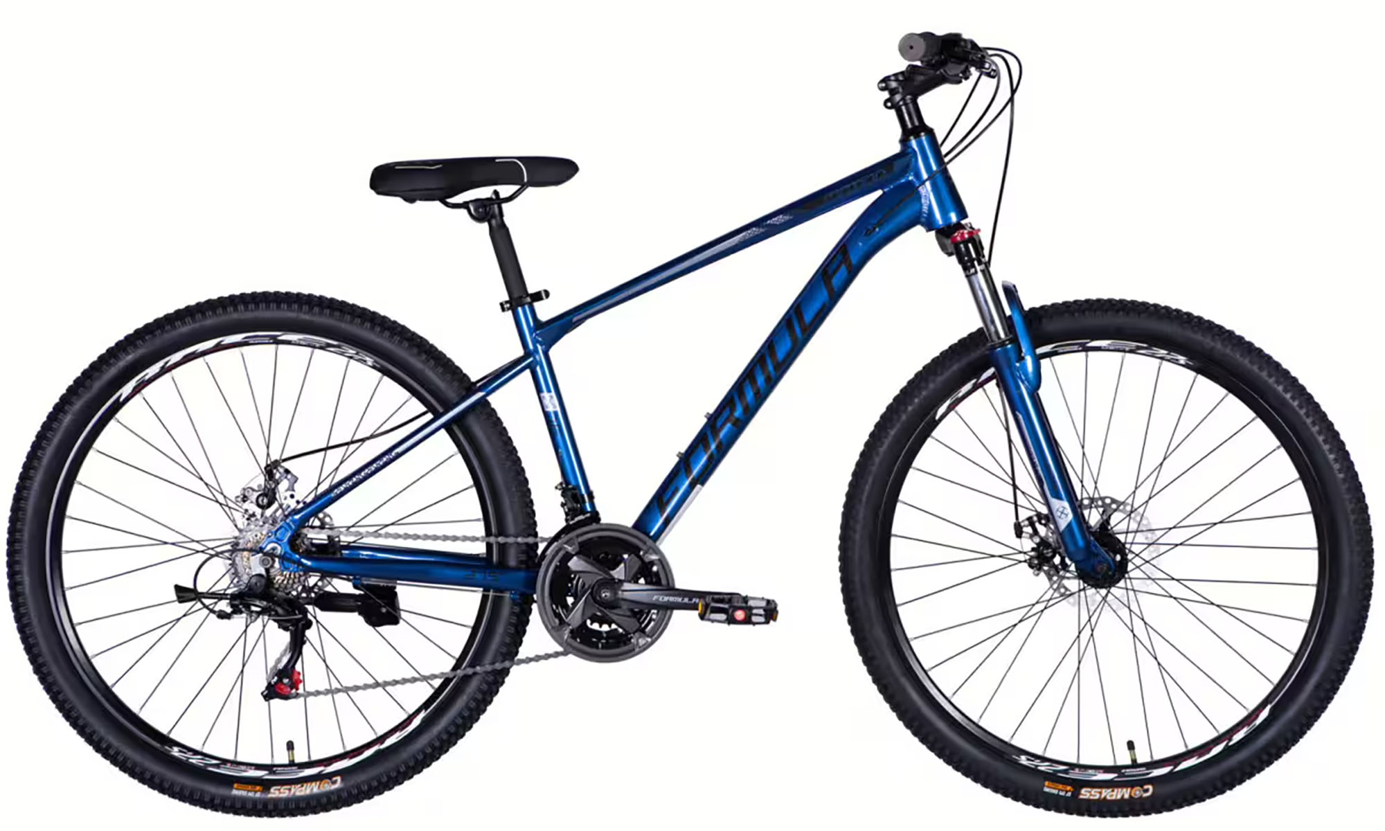 Велосипед Formula MOTION DD FR 27.5", размер S, рама 16", год 2026, синий с черным 